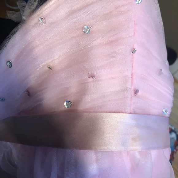 One shoulder bubblegum pink homecoming/ prom dress - Picture 8 of 8